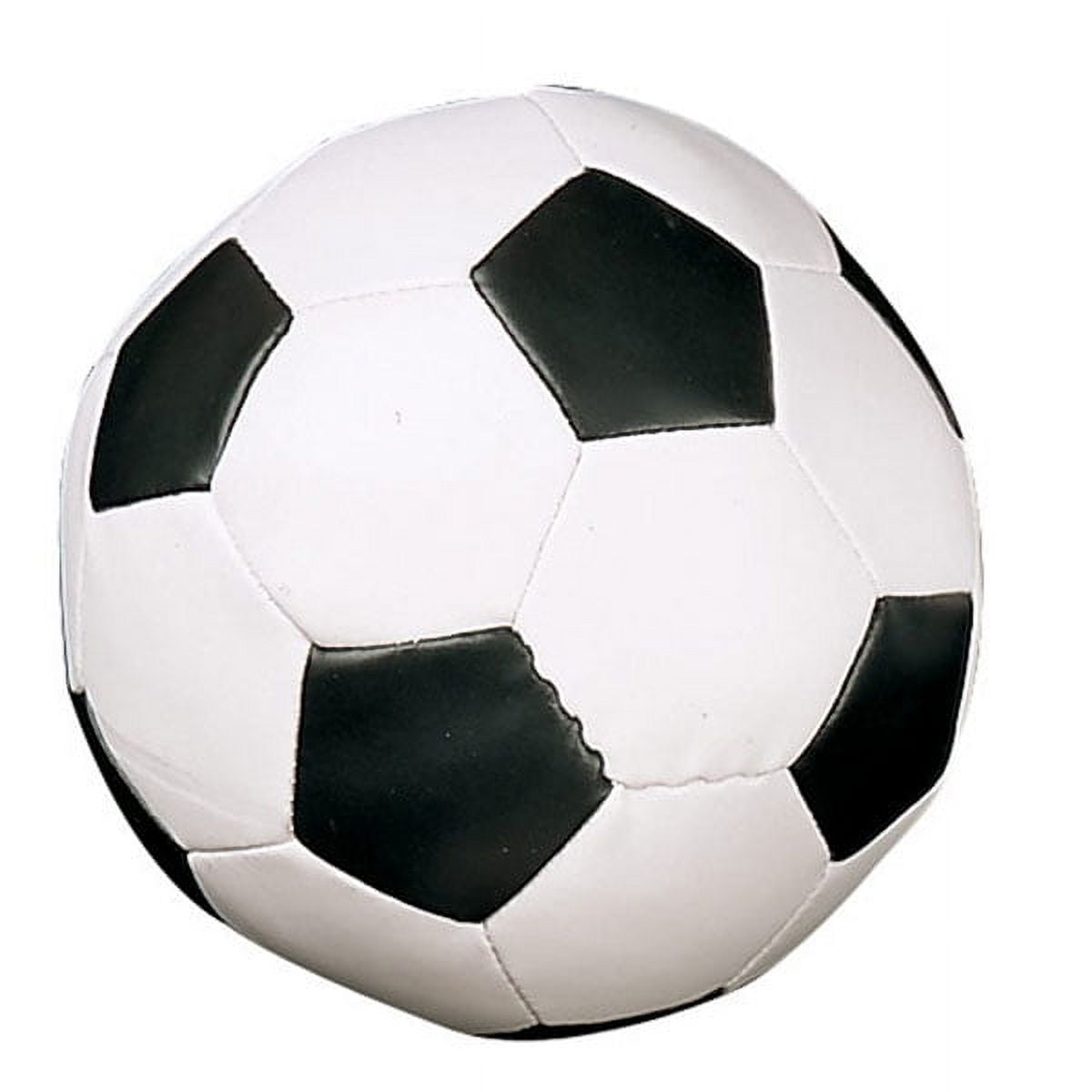 White and Black Rubber Soccer Ball for Kids