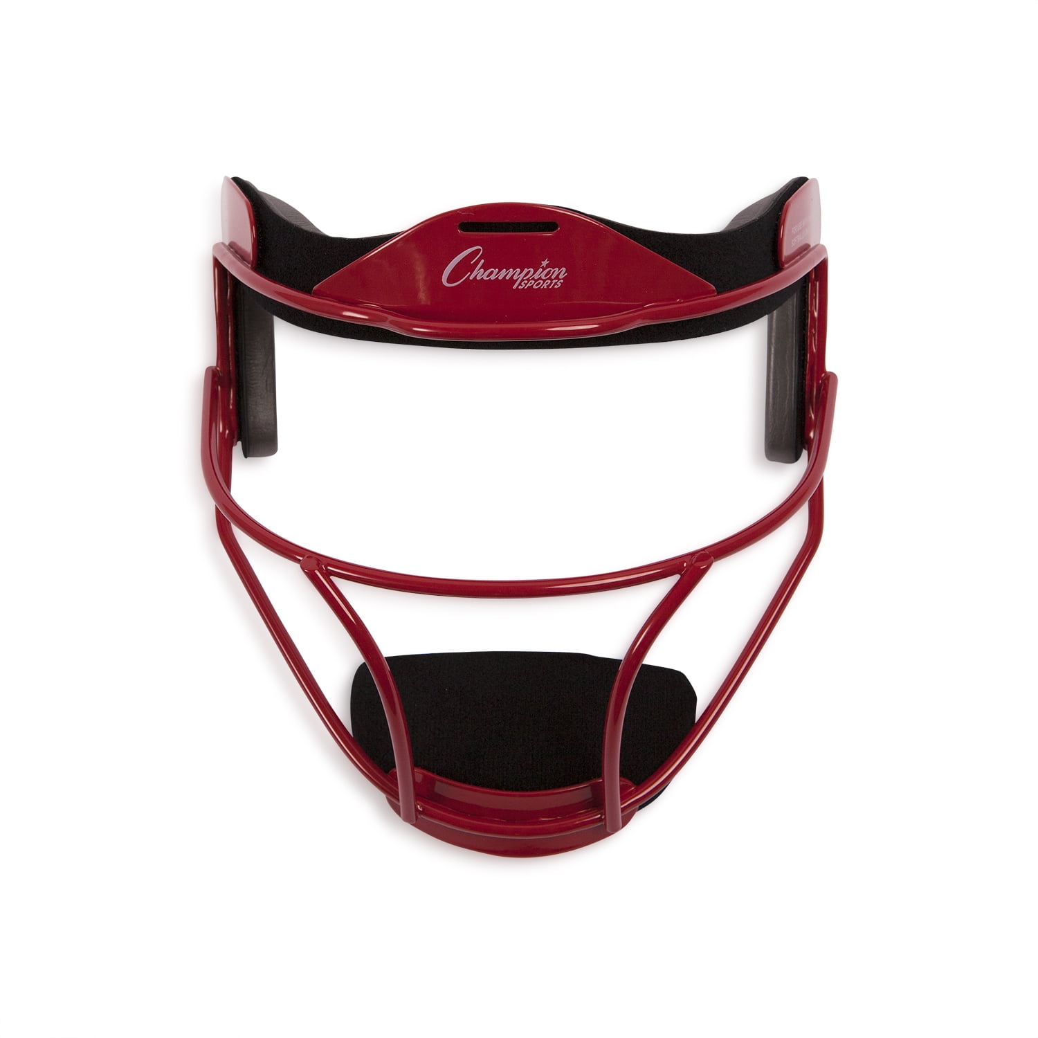 Champion Sports Softball Face Mask Adult Red