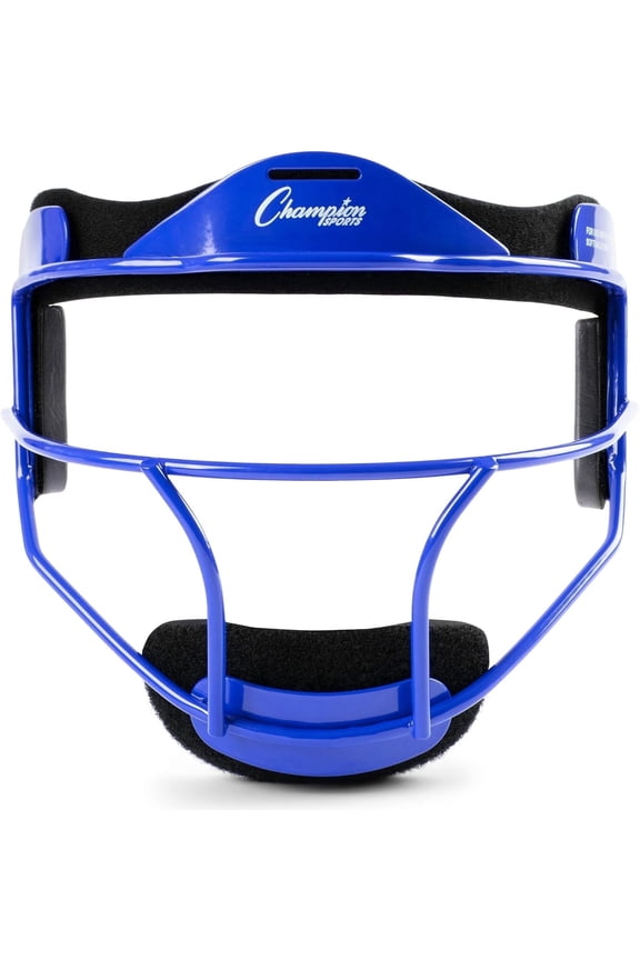 Steel Softball Face Mask - Classic Fielders Masks for Youth - Durable Head Guards - Premium Sports Accessories for Indoors and Outdoors - Blue