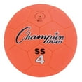 thumbnail image 1 of Champion Sports  Super Soft Soccer Ball, Fluorescent Orange - Size 4, 1 of 1