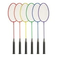 thumbnail image 1 of Champion Sports All Steel Shaft and Frame Badminton Racket - Set of Six Colors, 1 of 9