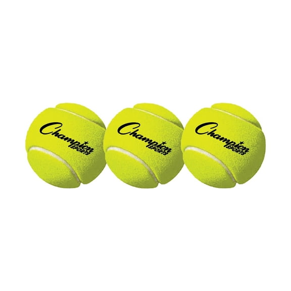 Champion Sports Tennis Balls (3 Pack), (Model: TB3)