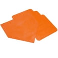 thumbnail image 1 of Champion Sports Throwdown Base Set: 4 Baseball & Softball Rubber Throw Down Bases - Training & Practice Equipment, Orange , 1" x 17" x 17", 1 of 3