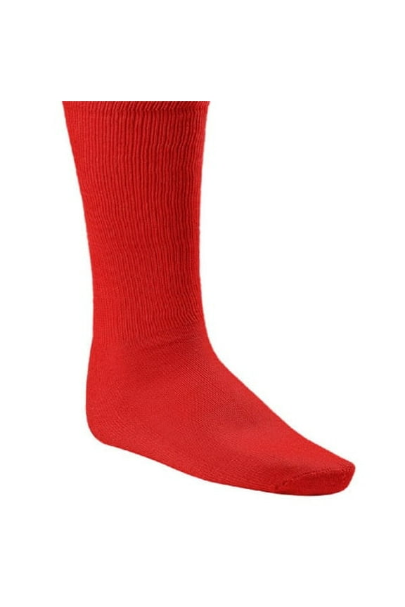 Unisex Adult 10-13 (Large) All Athletic Socks, Red, 10-13 US