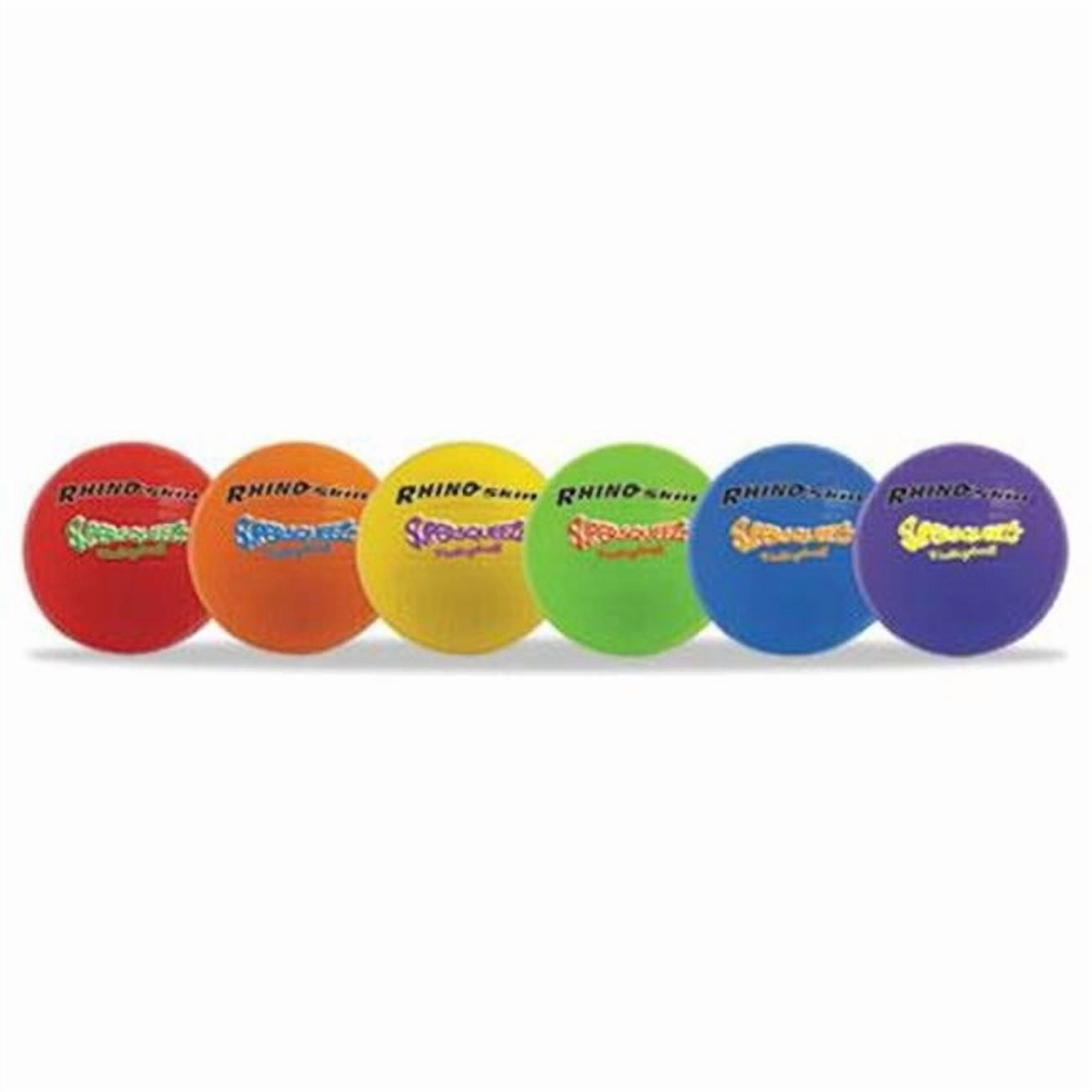 Champion Sports VBSET Super Squeeze Volleyball Set - Blue Green Orange Purple Red Yellow