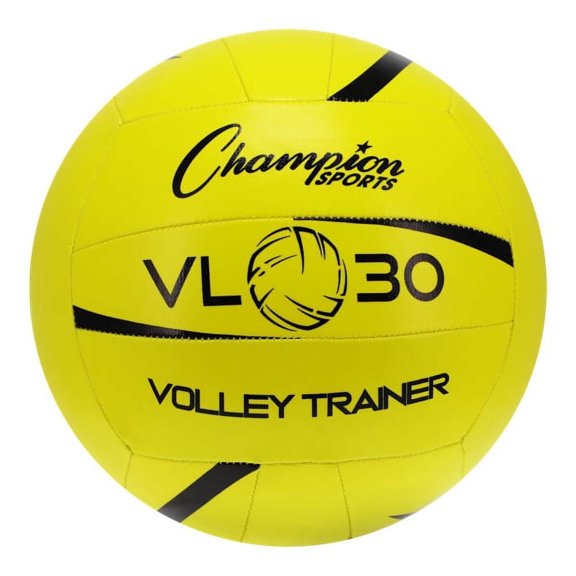 Champion Sports Training Volleyball, Size 10, Indoor and Outdoor, with Soft, Hand-Sewn Nylon Panels - Large, Lightweight Volleyballs for Practicing, Recreation - Premium Equipment and Gear