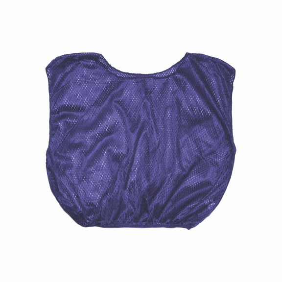 Champion Sports Mesh Practice Scrimmage Vest Regular and Numbered (Youth and Adult) - Pack of 12, Purple, Youth Regular