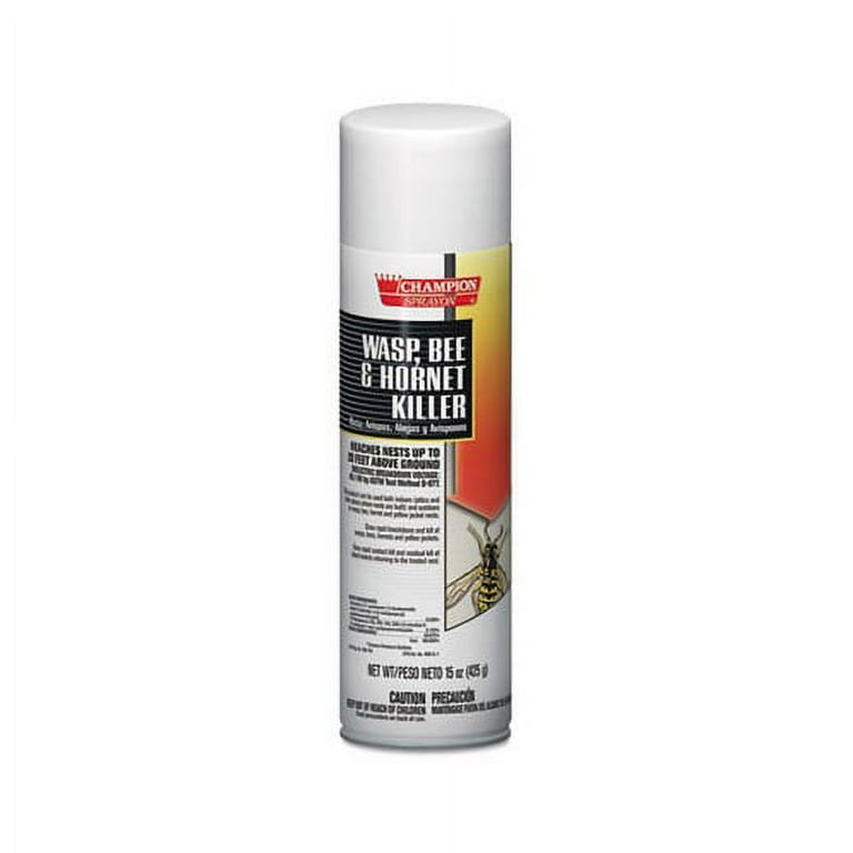 Champion Sprayon Wasp, Bee and Hornet Killer, 15 oz Aerosol Spray, 12/Carton Champion Sprayon Wasp, Bee and Hornet Killer, 15 oz Aerosol Spray, 12/Carton