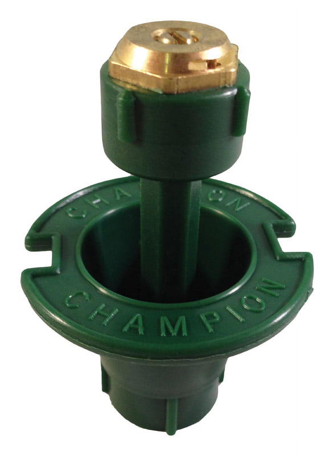 Champion Sprinkler With Brass Nozzle Plastic 1-1/4  Half Circle Boxed 