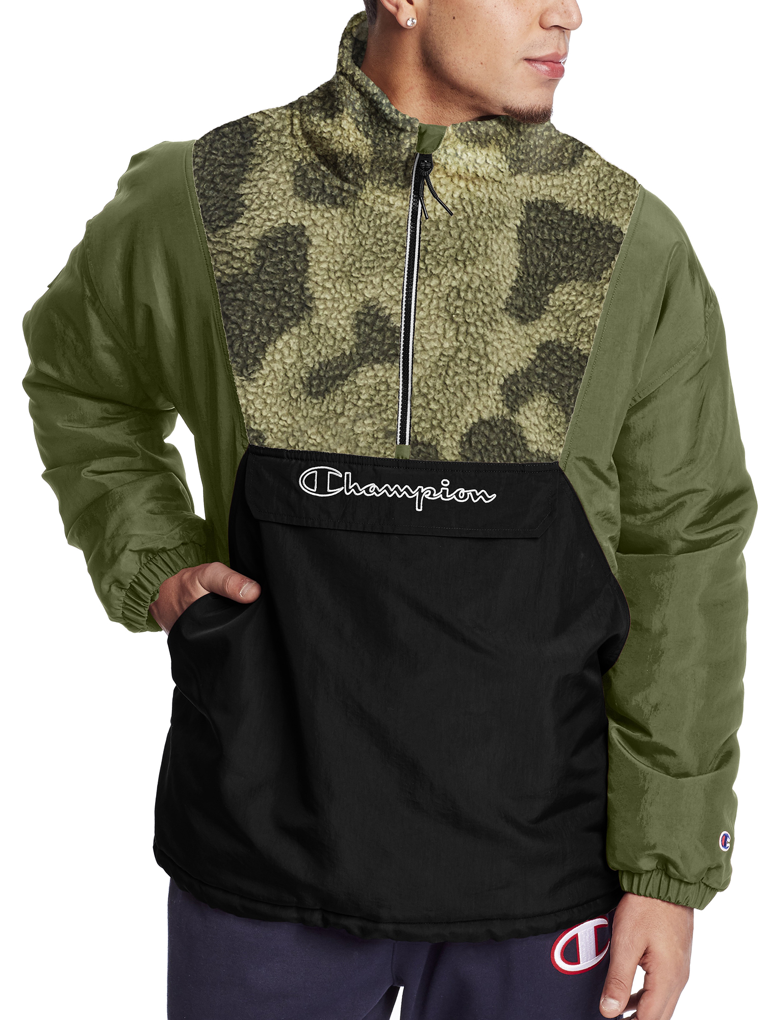 Champion stadium anorak jacket sale