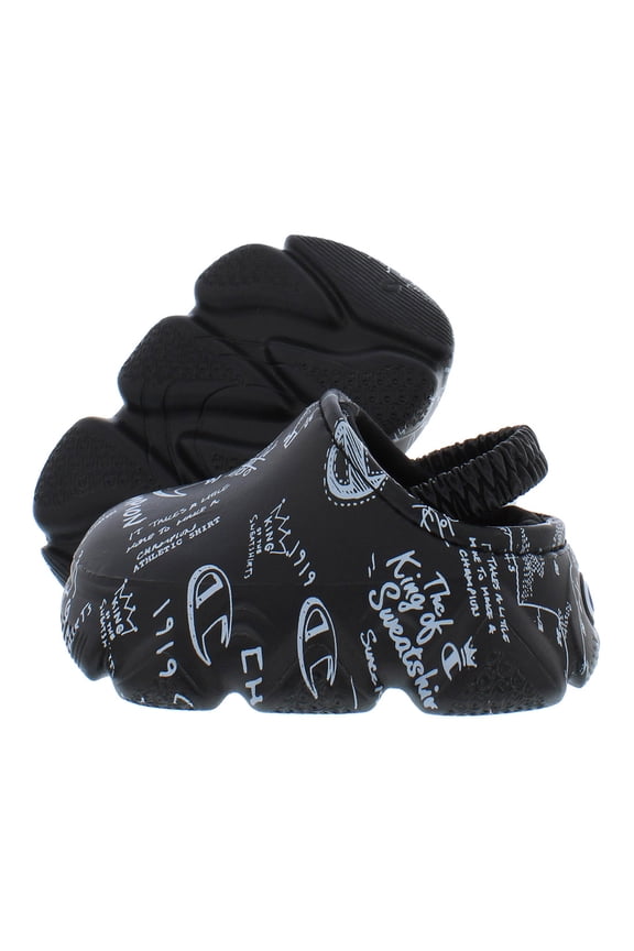 Super Meloso Doodle Slide Infant/Toddler Shoes Size 6, Color: Black/White