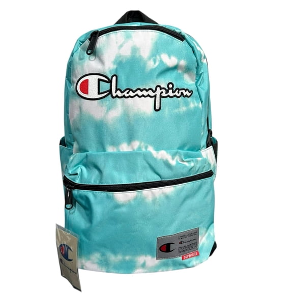 Champion Supersize 4.0 Unisex Backpack Fits a 15" Laptop Blue White Sz 18x15x6"