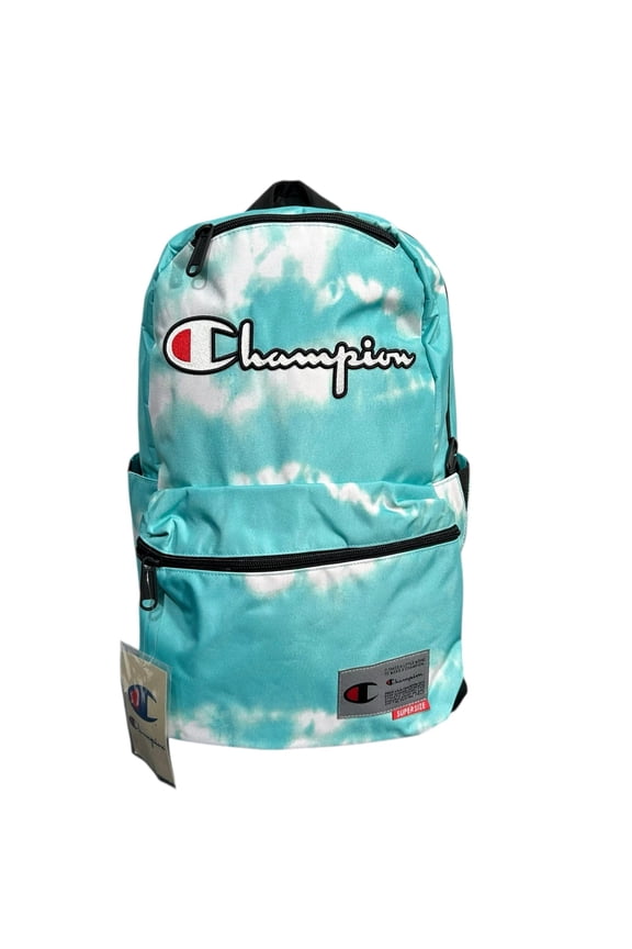 Supersize 4.0 Unisex Backpack Fits a 15" Laptop Blue White Sz 18x15x6"