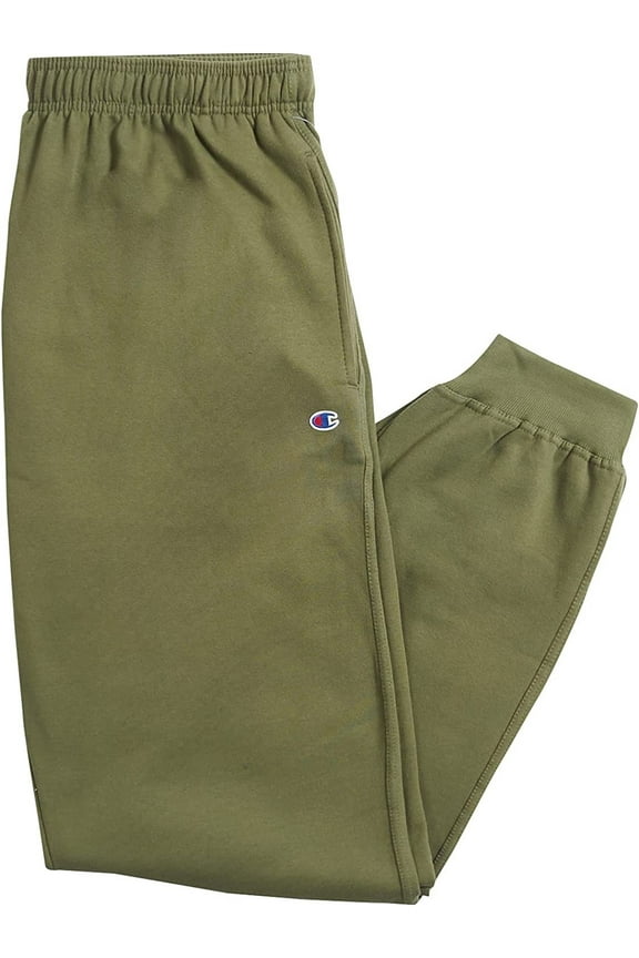 Sweatpants Men Big and Tall Powerblend Workout Lounge Joggers Olive
