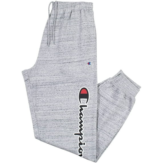 Champion Sweatpants for Men Big and Tall Cotton Fleece Joggers 4X Tall, Heather Space Dye