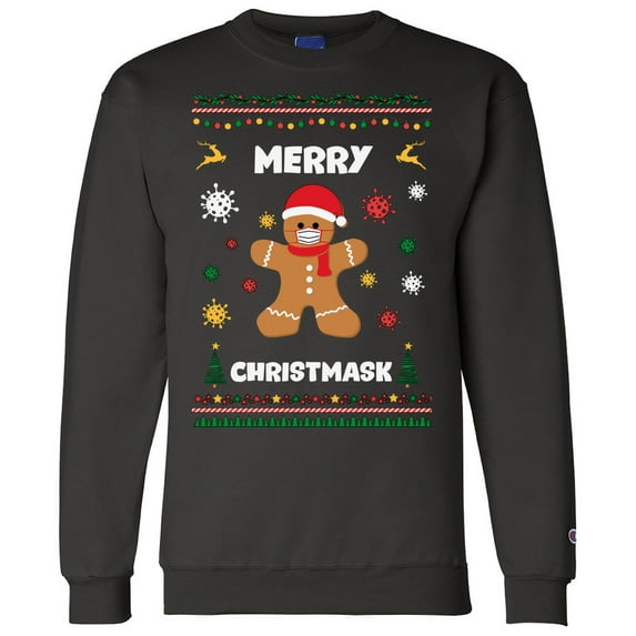 Champion Sweatshirts for Women - Funny Gingerbread Man Christmas Sweater - Champion Sweatshirts for Women - 2020 Christmas Sweatshirt
