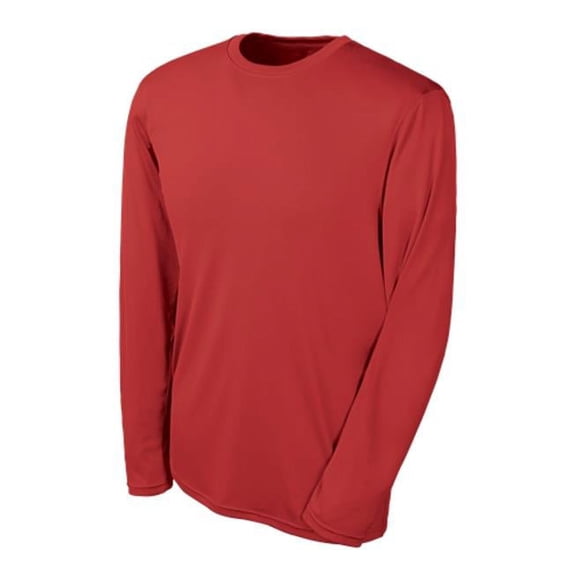 Champion Tactical CHM-TAC26XLSK TAC 26 Double Dry Long Sleeve T-Shirt - Scarlet, Extra Large
