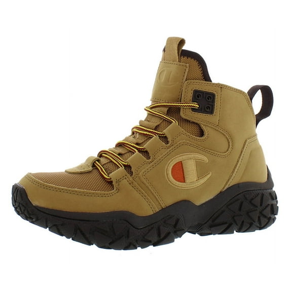 Champion Tank Grid Boys Shoes Size 4, Color: B Bottom/C Brown