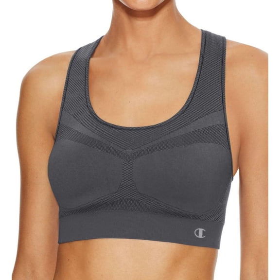 Champion Women's The Infinity Racerback Sports Bra, Moderate Support, Seamless, Moisture-Wicking, Sizes XS-XL