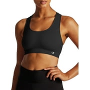 Champion Womens The Infinity Racerback Sports Bra, Moderate Support, Seamless, Moisture-Wicking, Sizes XS-XL