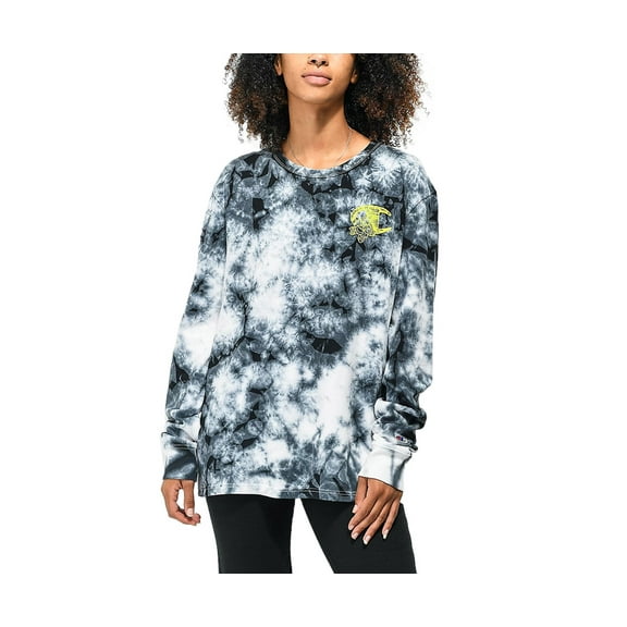 Champion Tie Dye Ls Girls Active Shirts & Tees Size XS, Color: Galaxy Dye White