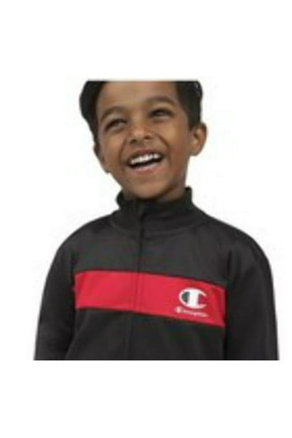 Champion Toddler Boys 2-Piece Active Track Set- Black- Size 18M