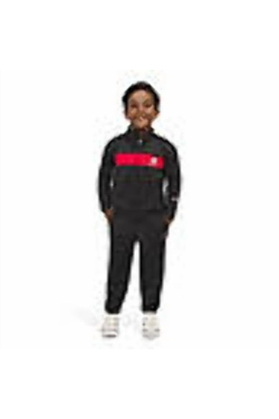 Champion Toddler Boys 2-Piece Active Track Set- Black- Size 4T