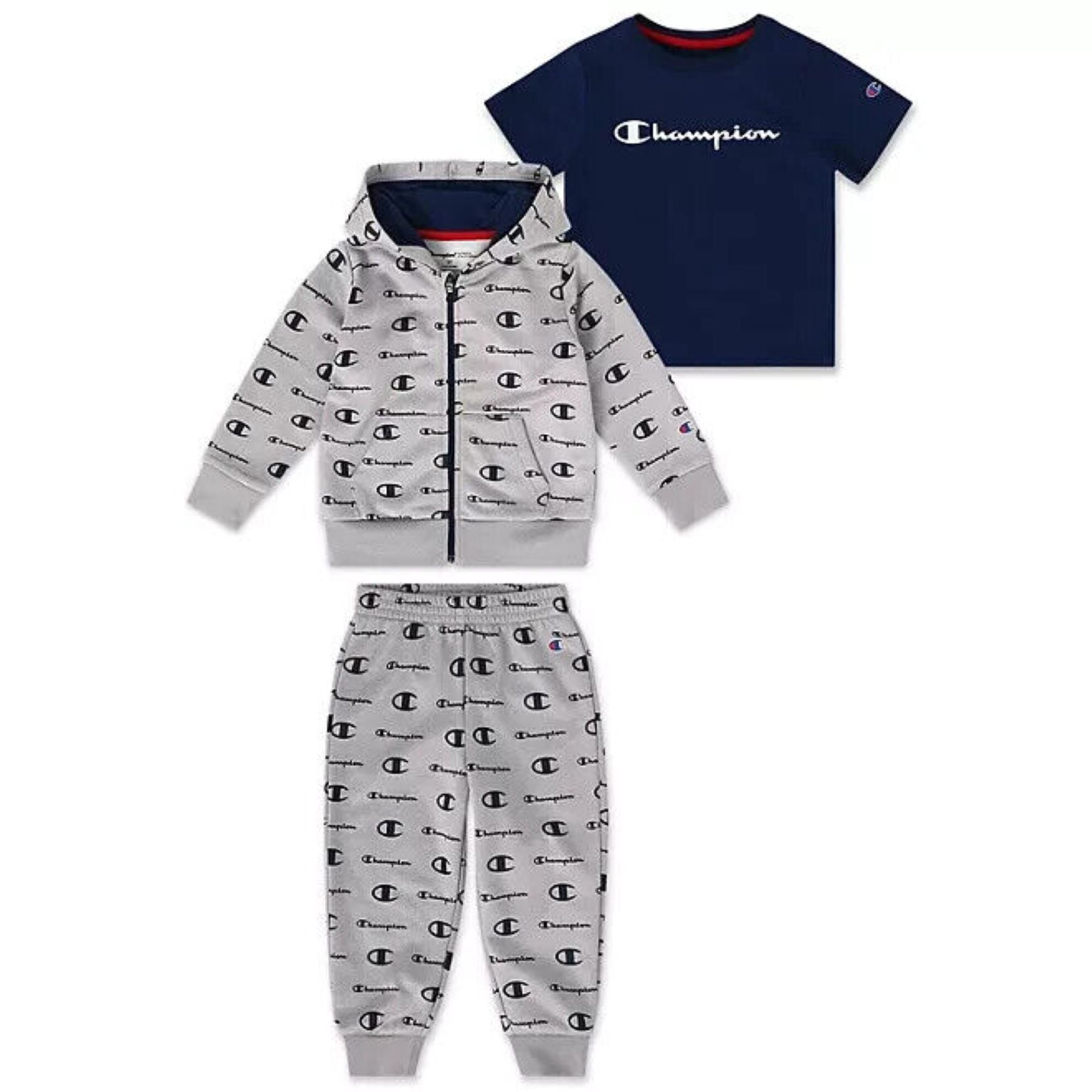 Champion Toddler Boys 3 Piece Active Set Walmart Business Supplies