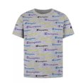 thumbnail image 1 of Champion Toddler Boys Grey All Over Print Multi Color Script T-shirts, 4, 1 of 1