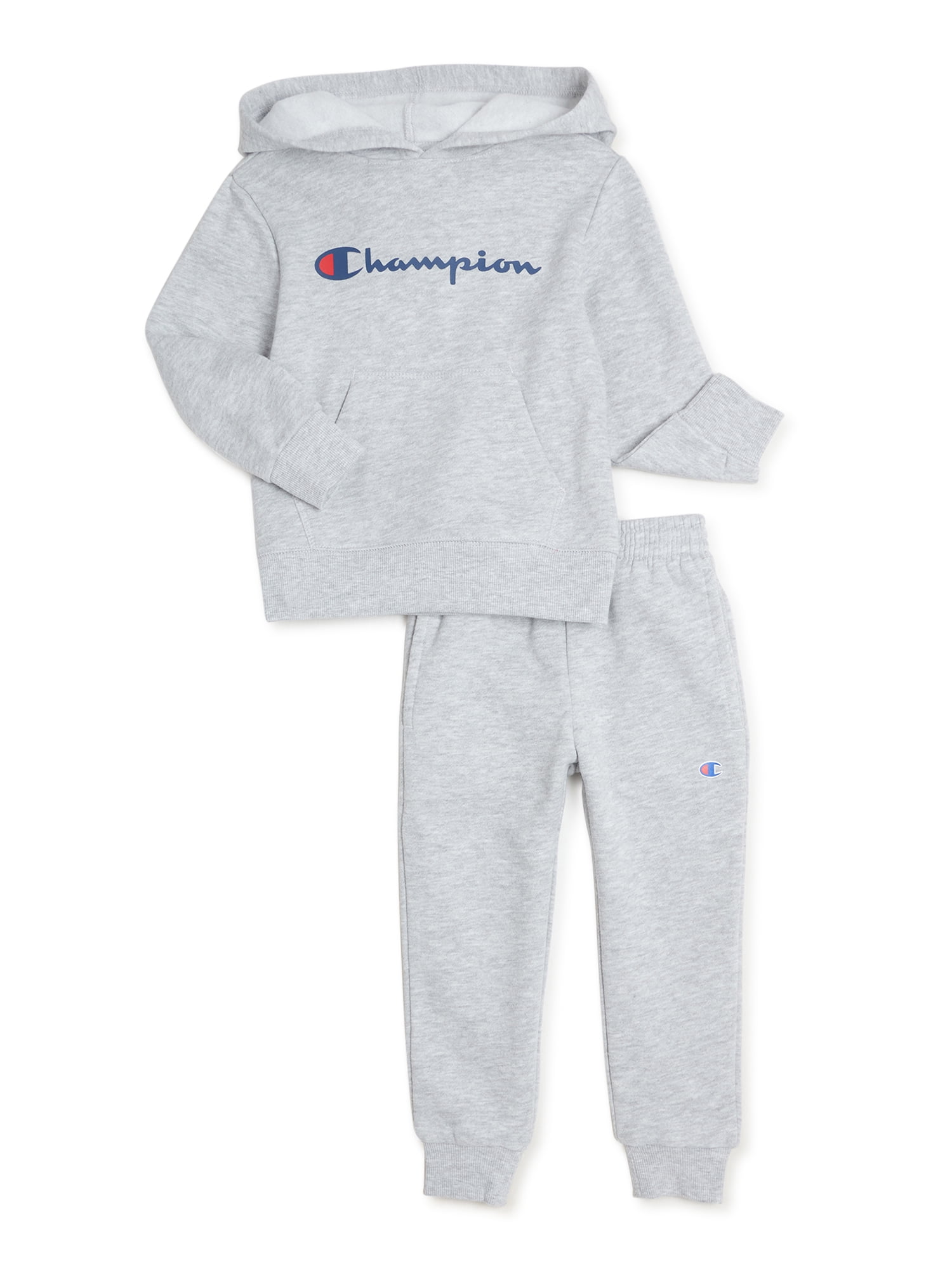 Champion Toddler Boys\' Matching Hoodie and Jogger Set, 2-Piece, Size 2T-4T