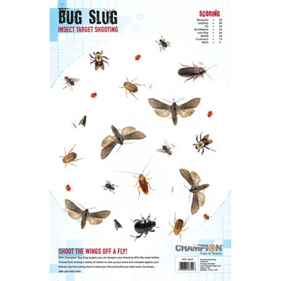 Champion Traps and Targets Bug Targets