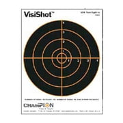 Champion Traps and Targets VisiShot Target, 8.5"x 11", 8" Bullseye, 10pk
