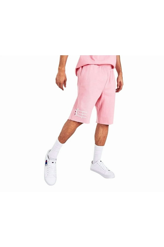 Trr Script Mens Active Shorts Size L, Color: Pink/White