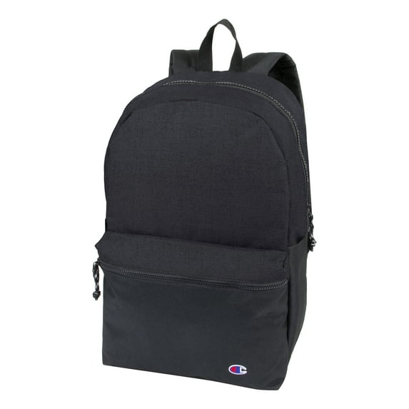 Champion Unisex Ascend Black Backpack with Adjustable Straps