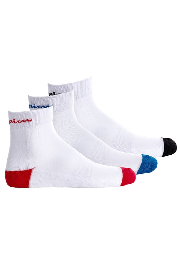 Unisex Socks, 3 Pair - Crew Socks, Logo, Stripes White Eu 43-46 (Uk 9-11)