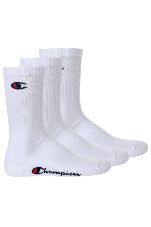 Unisex Socks, 3 Pairs - Crew Socks Basic White Eu 39-42 (Uk 6-8)
