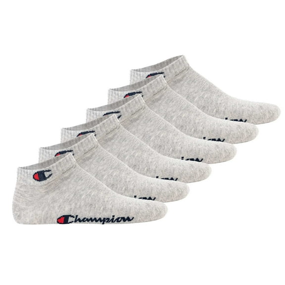 Champion Unisex Socks, 3 Pairs - Quarter Socks Basic Grey Eu 35-38 (Uk 3-5)