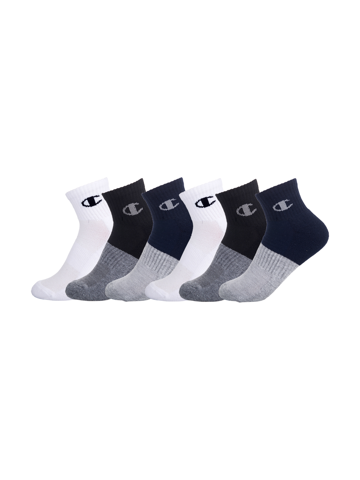 Champion Unisex Socks, 6 Pack Ankle Socks, Sizes 7 - 11 - Walmart.com