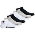 thumbnail image 1 of Champion Unisex Socks, 3 Pairs - Quarter Socks Basic Black/White/Grey Eu 43-46 (Uk 9-11), 1 of 5