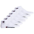 thumbnail image 1 of Champion Unisex Socks, 6-Pack - Quarter Socks, Basic, Logo White Eu 39-42 (Uk 6-8), 1 of 3