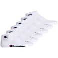 thumbnail image 1 of Champion Unisex Socks, Pack Of 6 - Quarter Socks, Basic, Logo White Eu 43-46 (Uk 9-11), 1 of 3