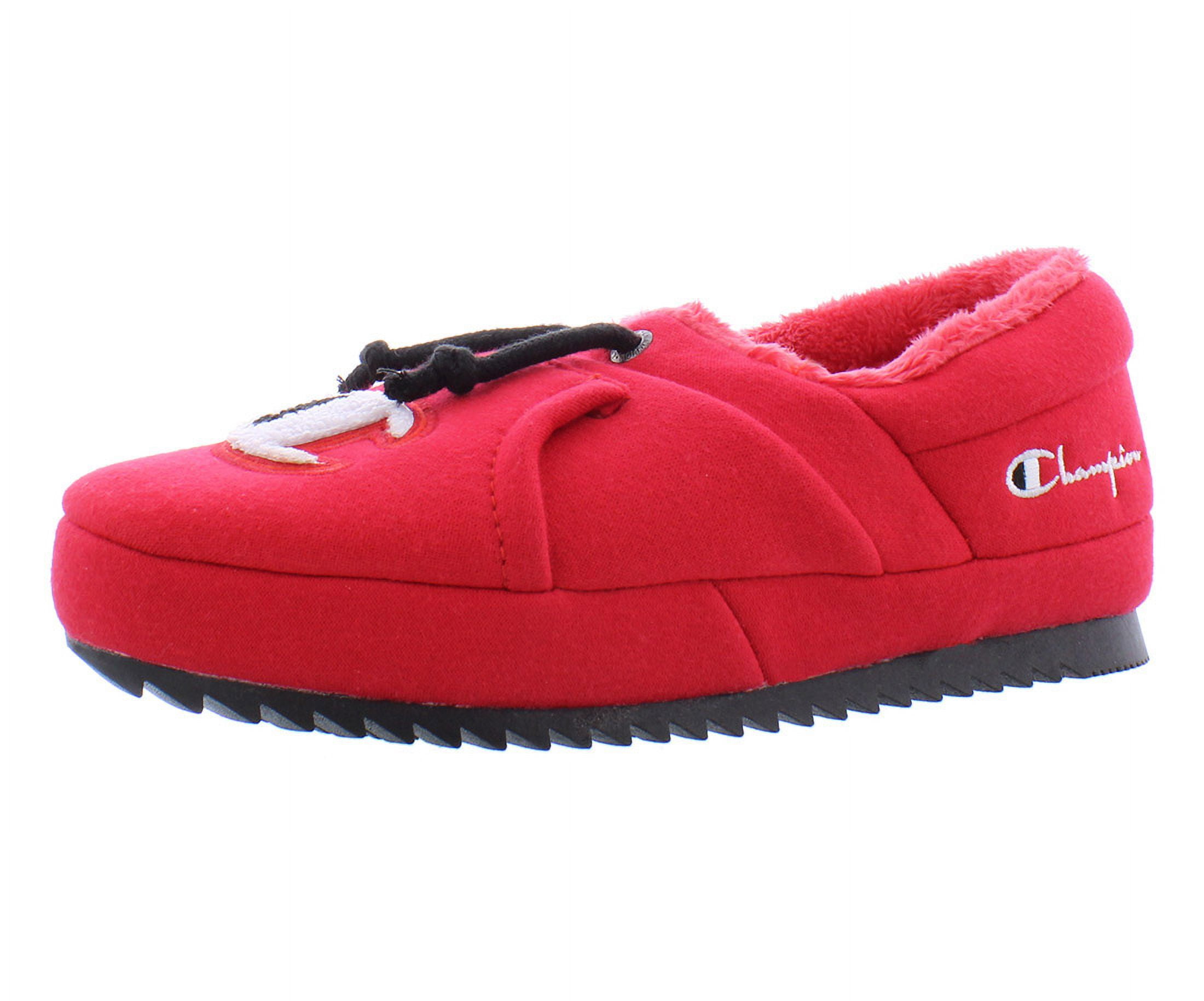 Footwear Champion University Slippers Red Poshmark Black And Red