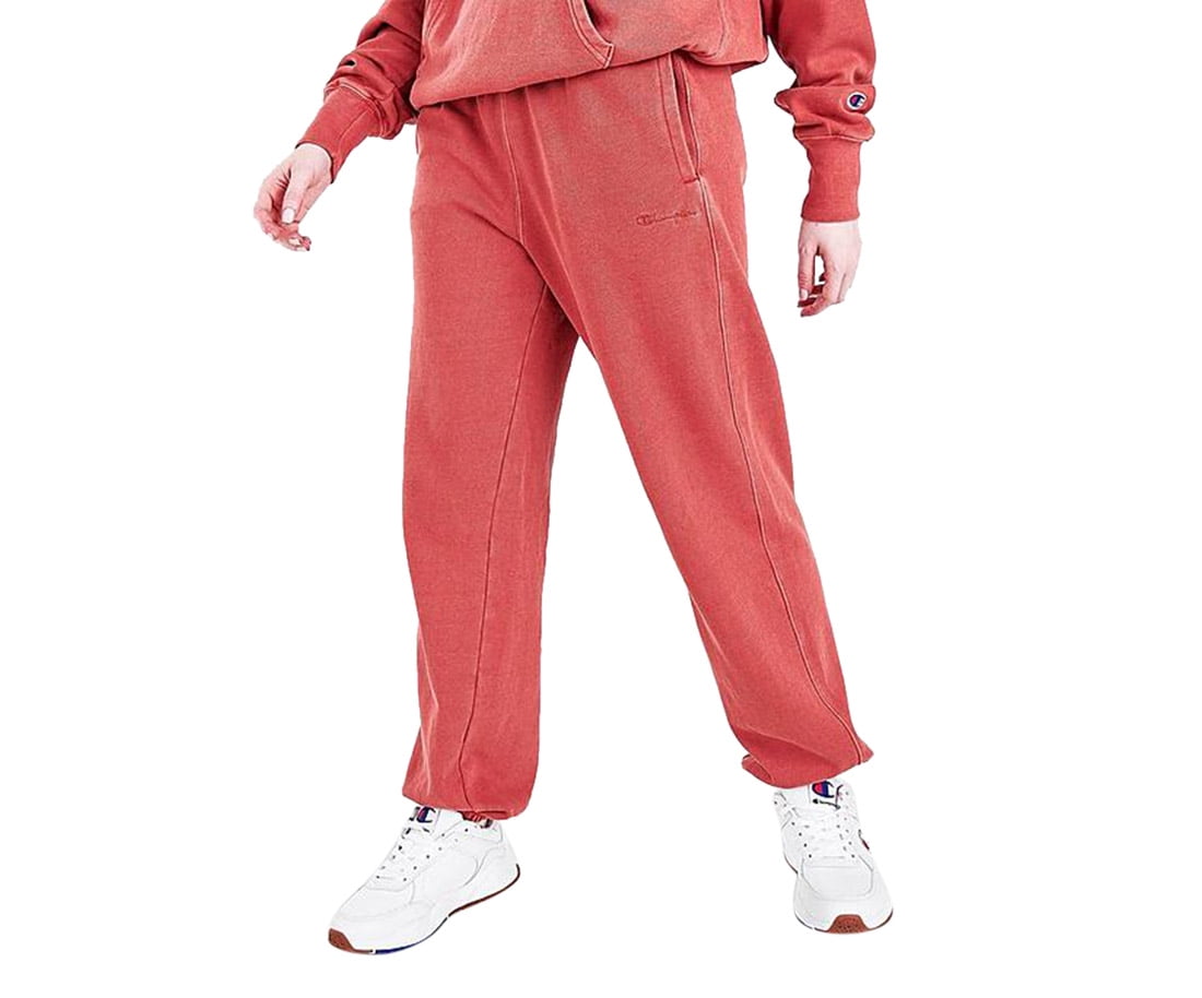 Champion Vintage Dye Jogger Womens Active Pants Size M Color Red Sandalwood Walmart Business Supplies