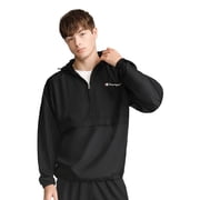 Champion Men s Stadium Packable Jacket with Script Logo, Standard Fit, Lightweight Water-Resistant Polyester Fabric, Sizes S-4XL