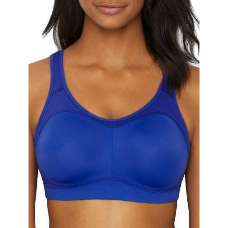 Women's Champion The Distance Underwire 2.0 Sports Bra Imperial Indigo  Heather 42/44D/DD 