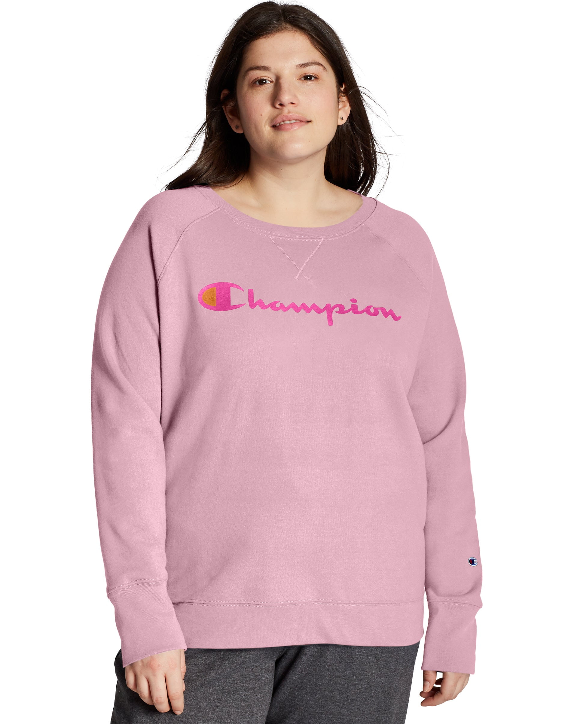 Champion Women Crewneck Long Sleeve Athletic Shirts Tops