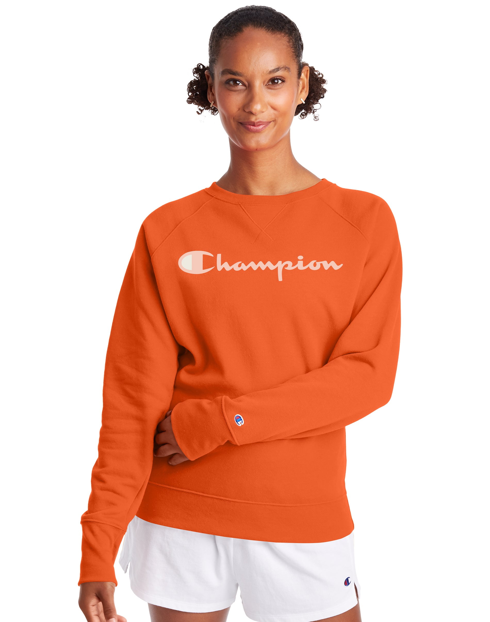 Champion Women Crewneck Long Sleeve athletic sweatshirts - Walmart.com