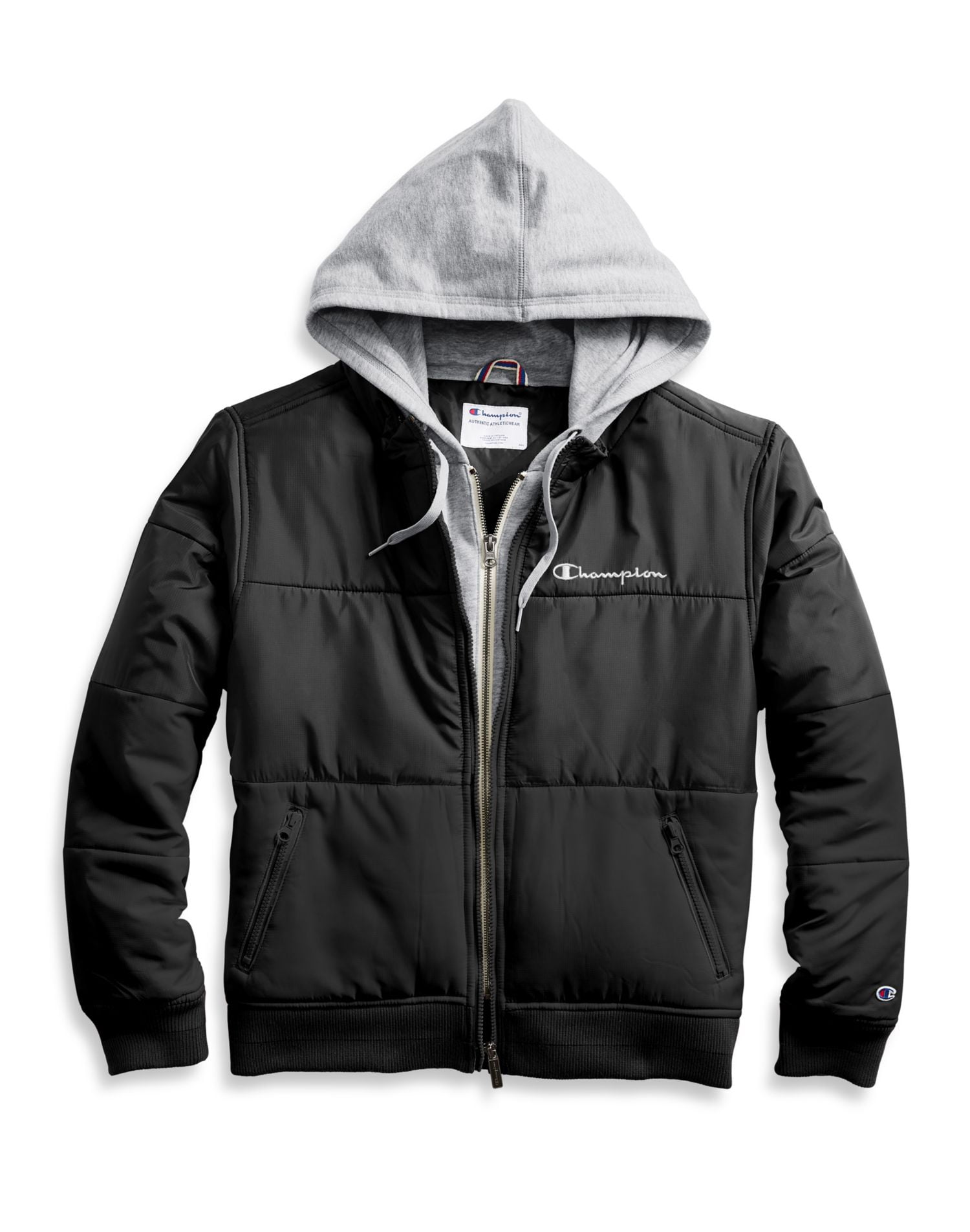 Mens Hooded Champion Puffer Coat Womens Puffer Jacket Champion