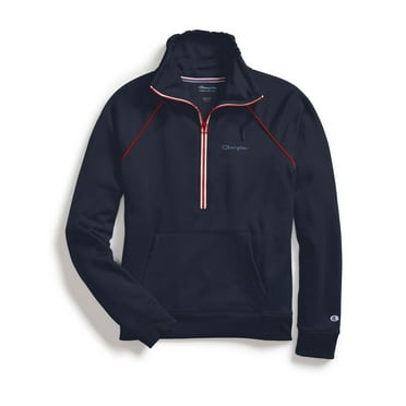 Champion Women's Athletics Half Zip Pullover Athletic Navy XS