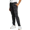 thumbnail image 1 of Champion Women's Athletics Track Pants, Allover Logo Scales of Scripts/Black XL, 1 of 5